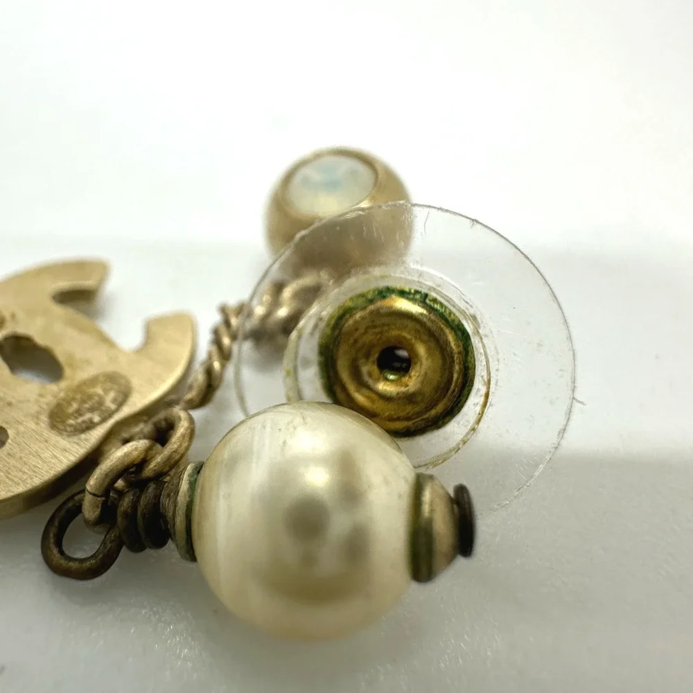 CHANEL gold earrings