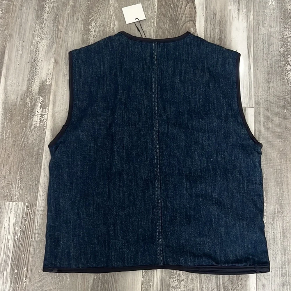 Zara sleeveless denim