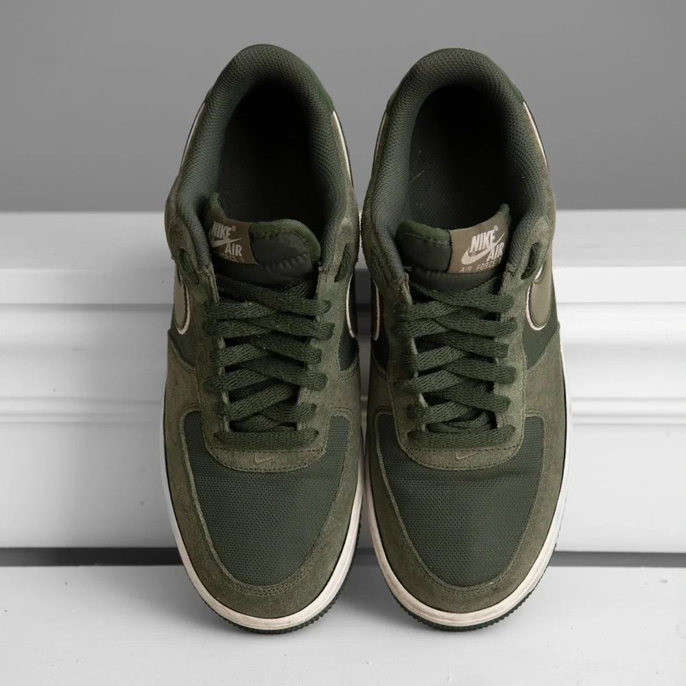 Nike Air Force 1 Low Green Suede M8/W9.5 Sneakers 488298-316 Streetwear GorpCore