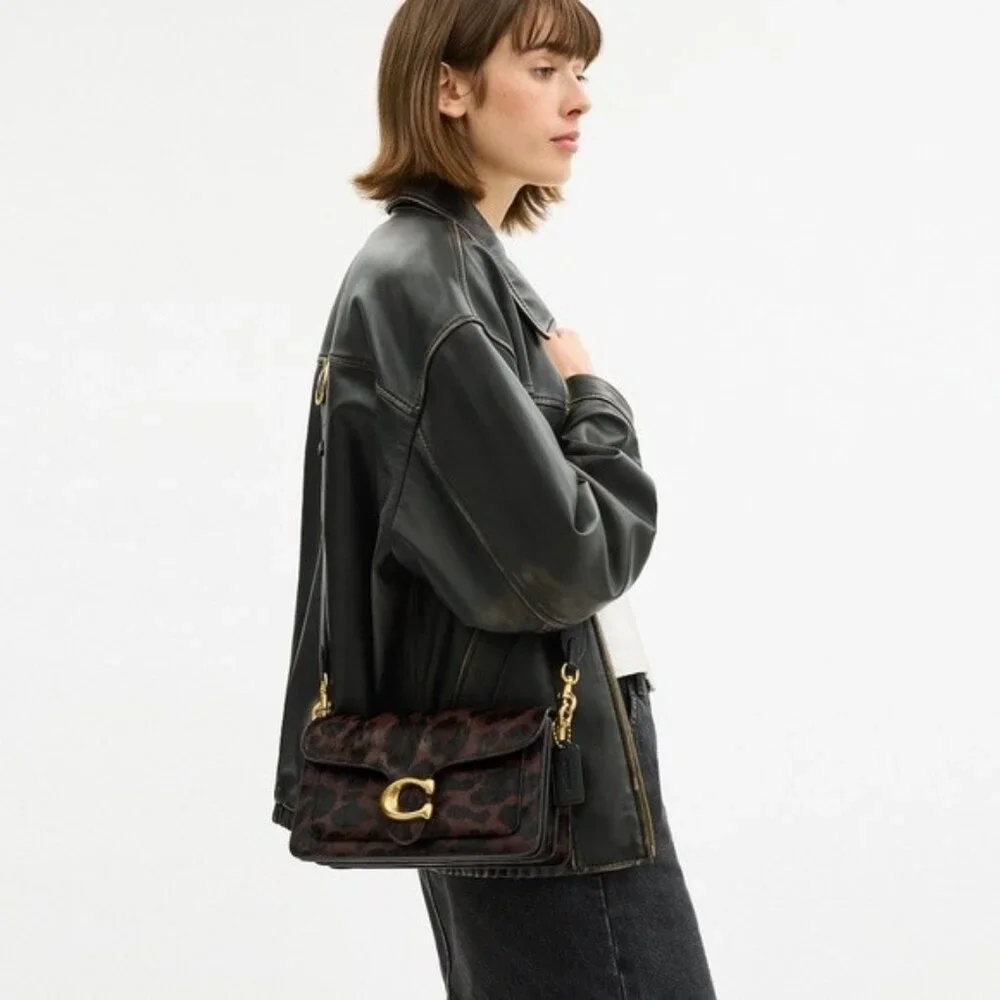 Coach crossbody leopard