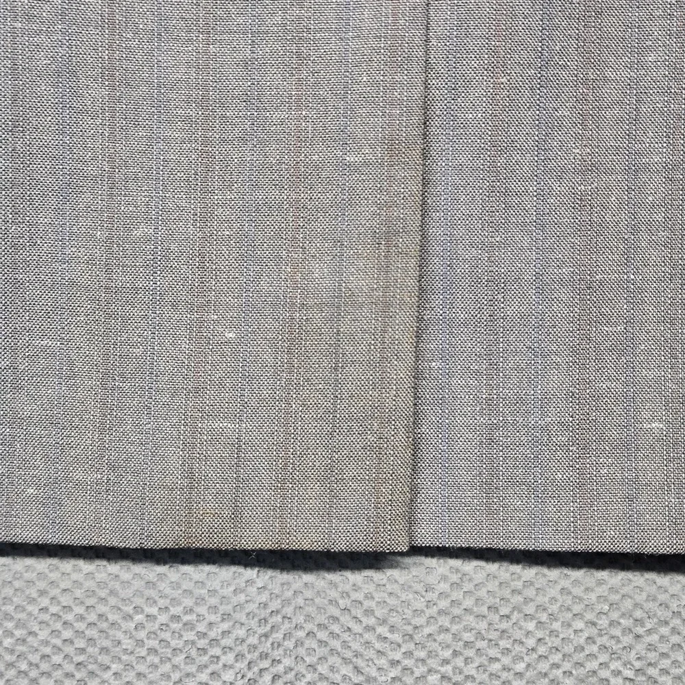 Vintage Christian Dior Blazer Mens‎ 42 Gray Pinstripe Suit Jacket Made USA 80s