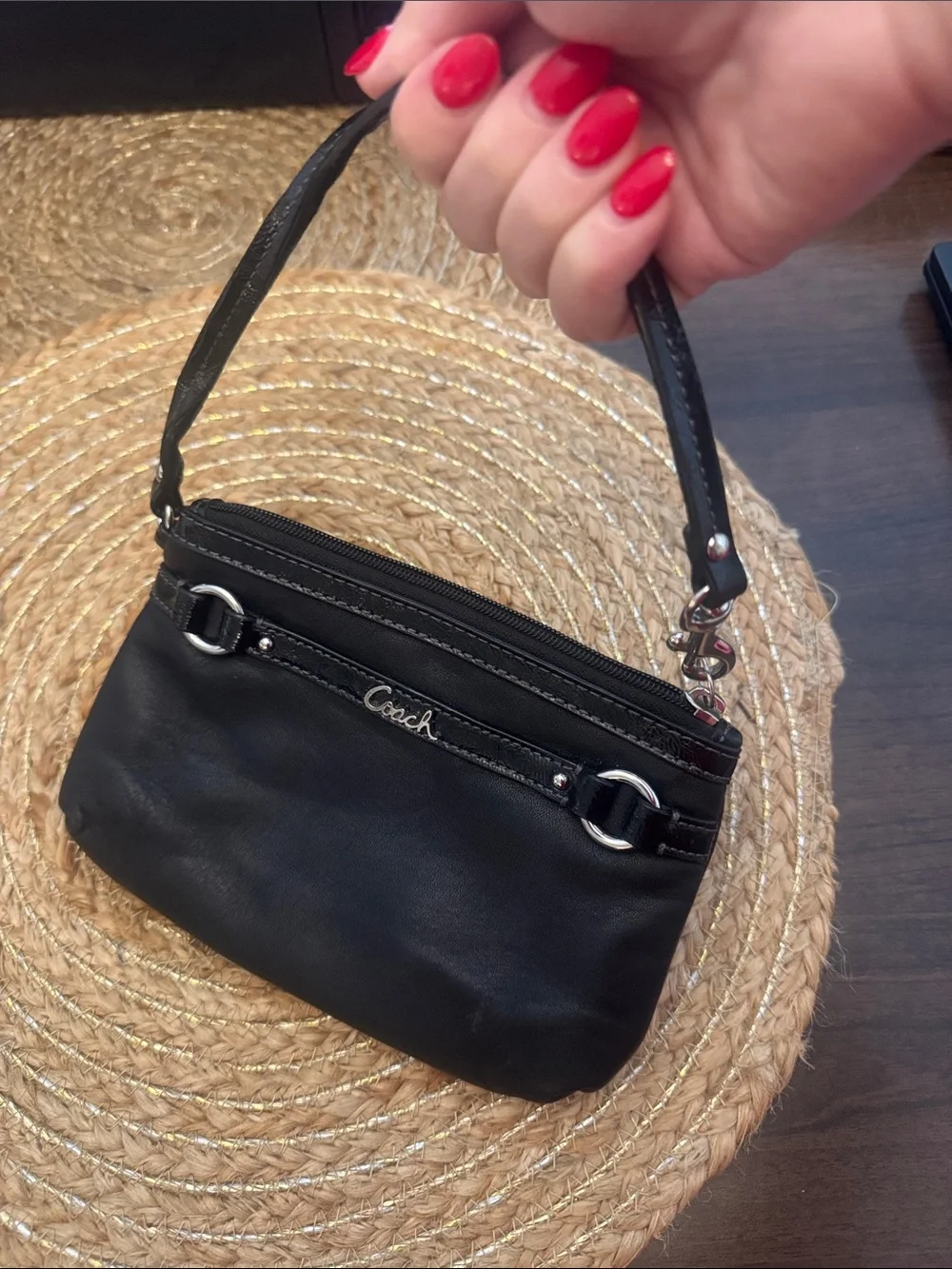 Coach sleek wristlet