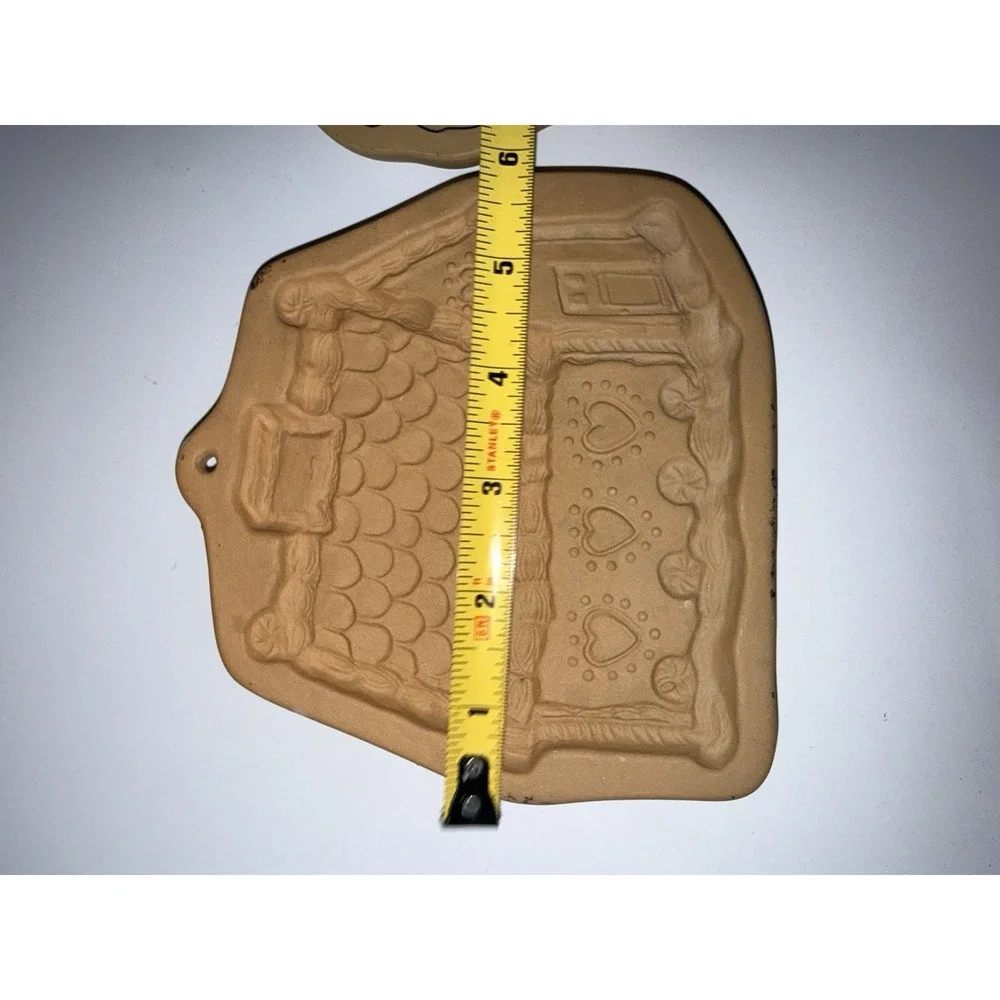 Brown Bag Cookie Art Molds Basket  and House UNUSED Wall Hanging 1992 & 1985 VTG