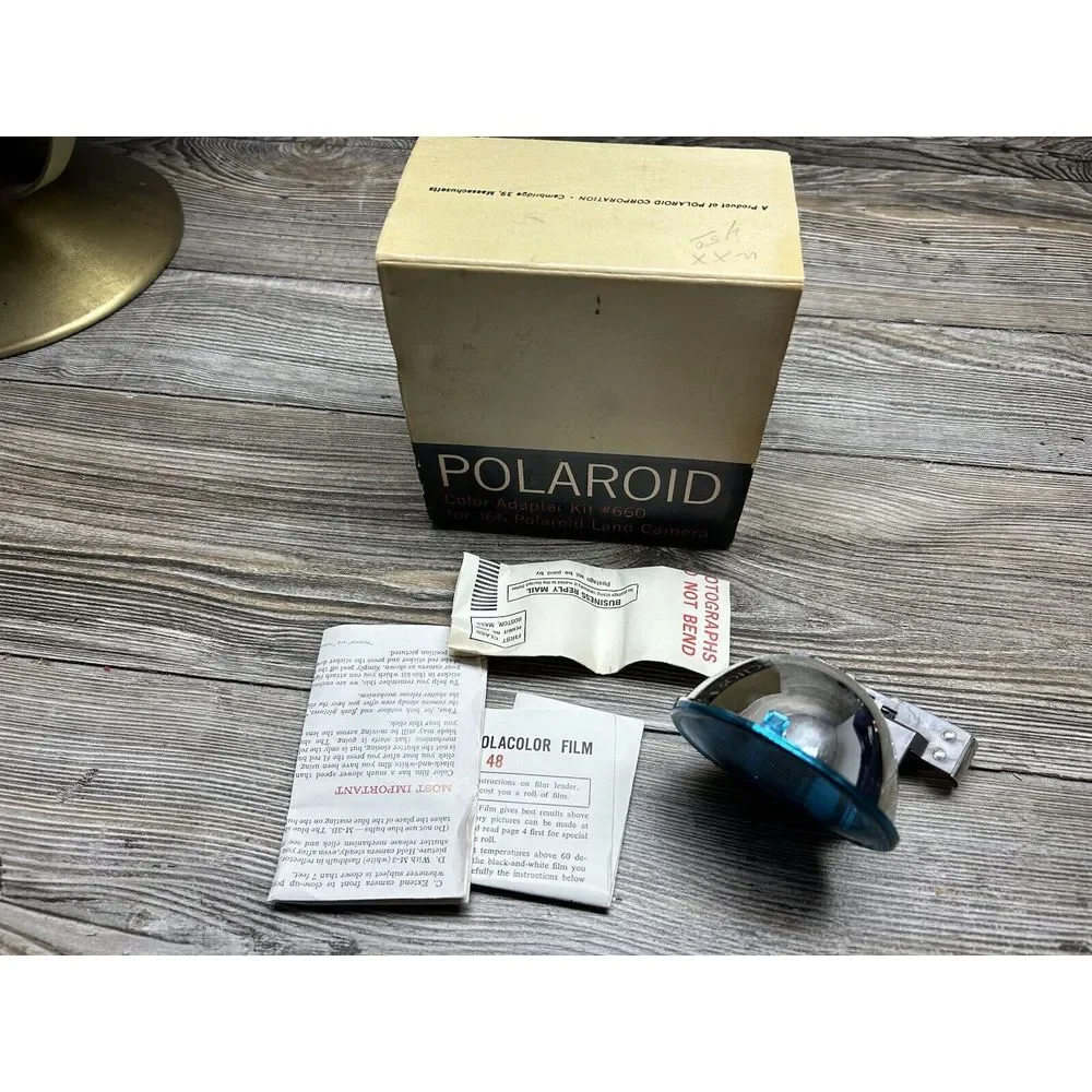 Vintage‎ Photography POLAROID  Color Adapter Kit #660 J66 Land Camera