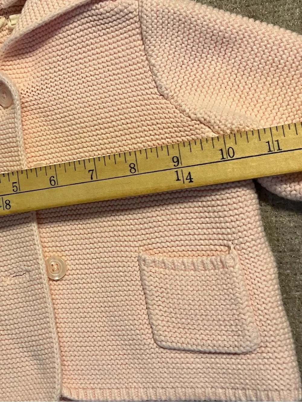 GAP Baby Hooded Knit Cardigan with Ear Accents - Pale Pink