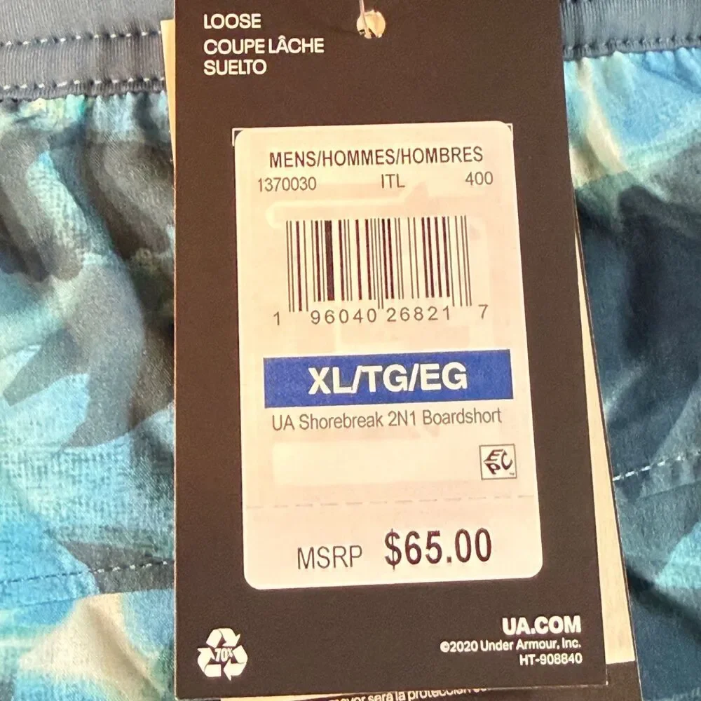 Under Armour new tags