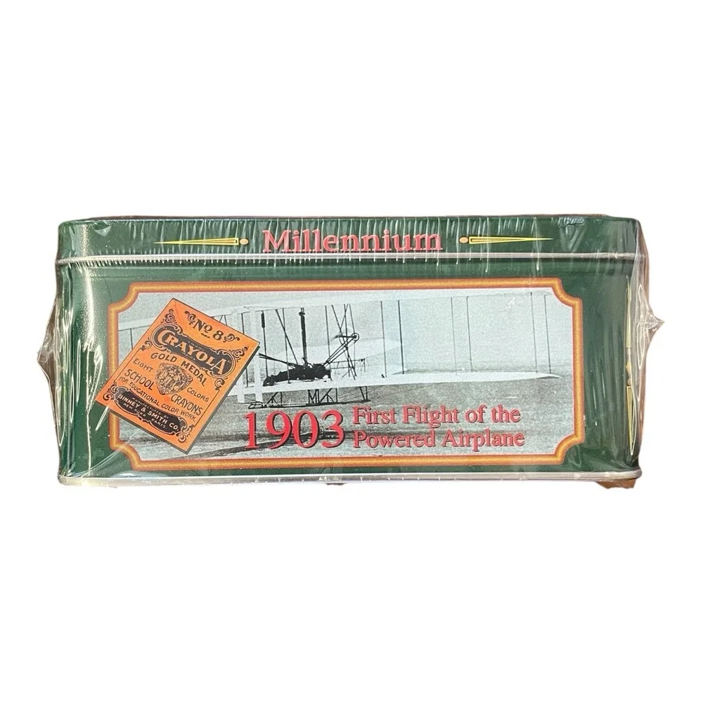 Crayola millennium tin