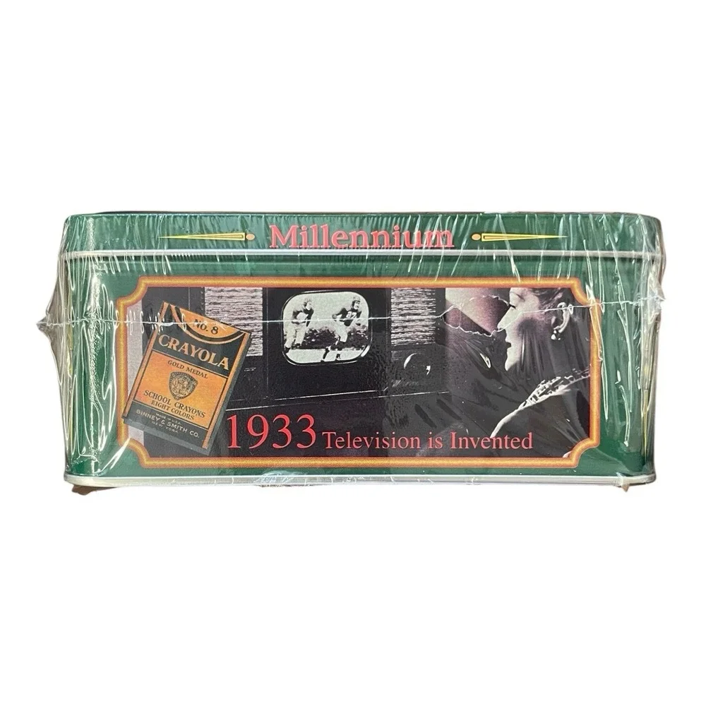 Crayola millennium tin