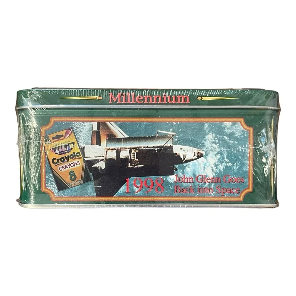 Crayola millennium tin