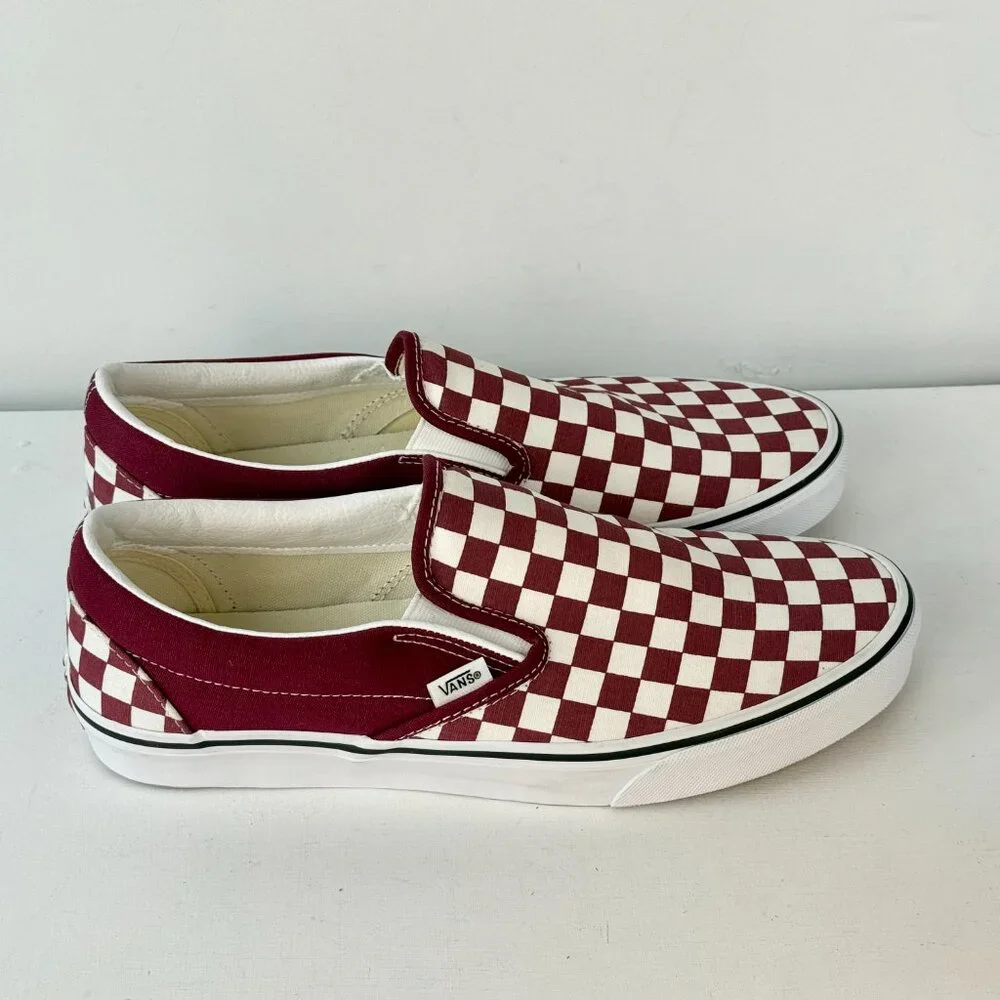 Vans burgundy shoe
