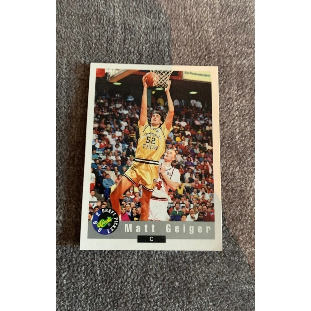 NBA collectable Matt Geiger Basketball‎ Card