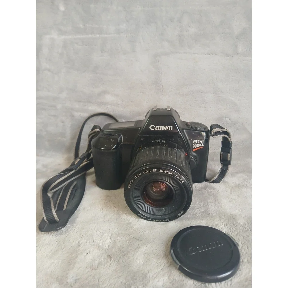 Canon EOS Rebel S II 35mm SLR Film Camera w/ EF 35-80mm f/4-5.6‎ Zoom Lens Black