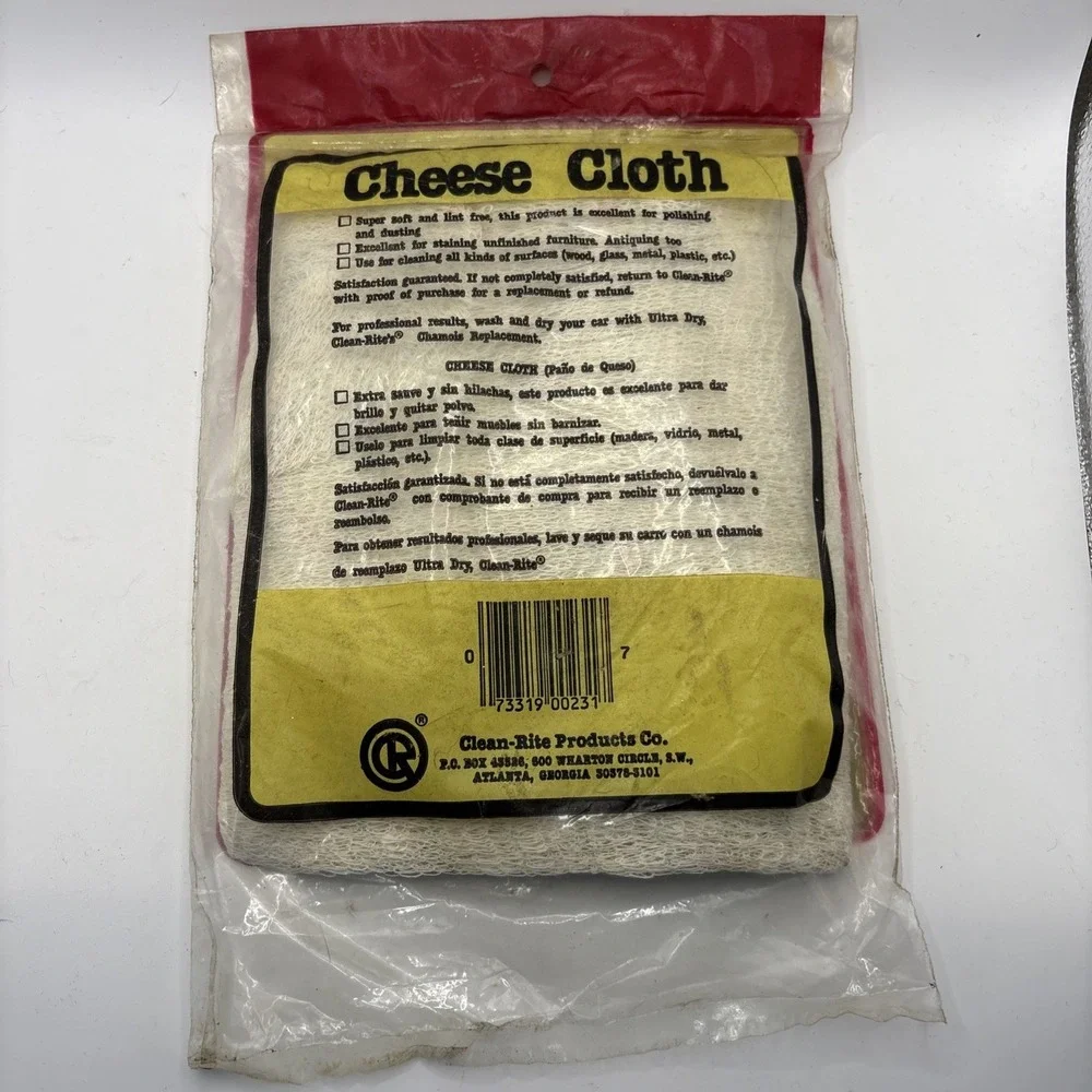 Vtg Cheese Cloth For Home Car Boat 5 Yds x 18