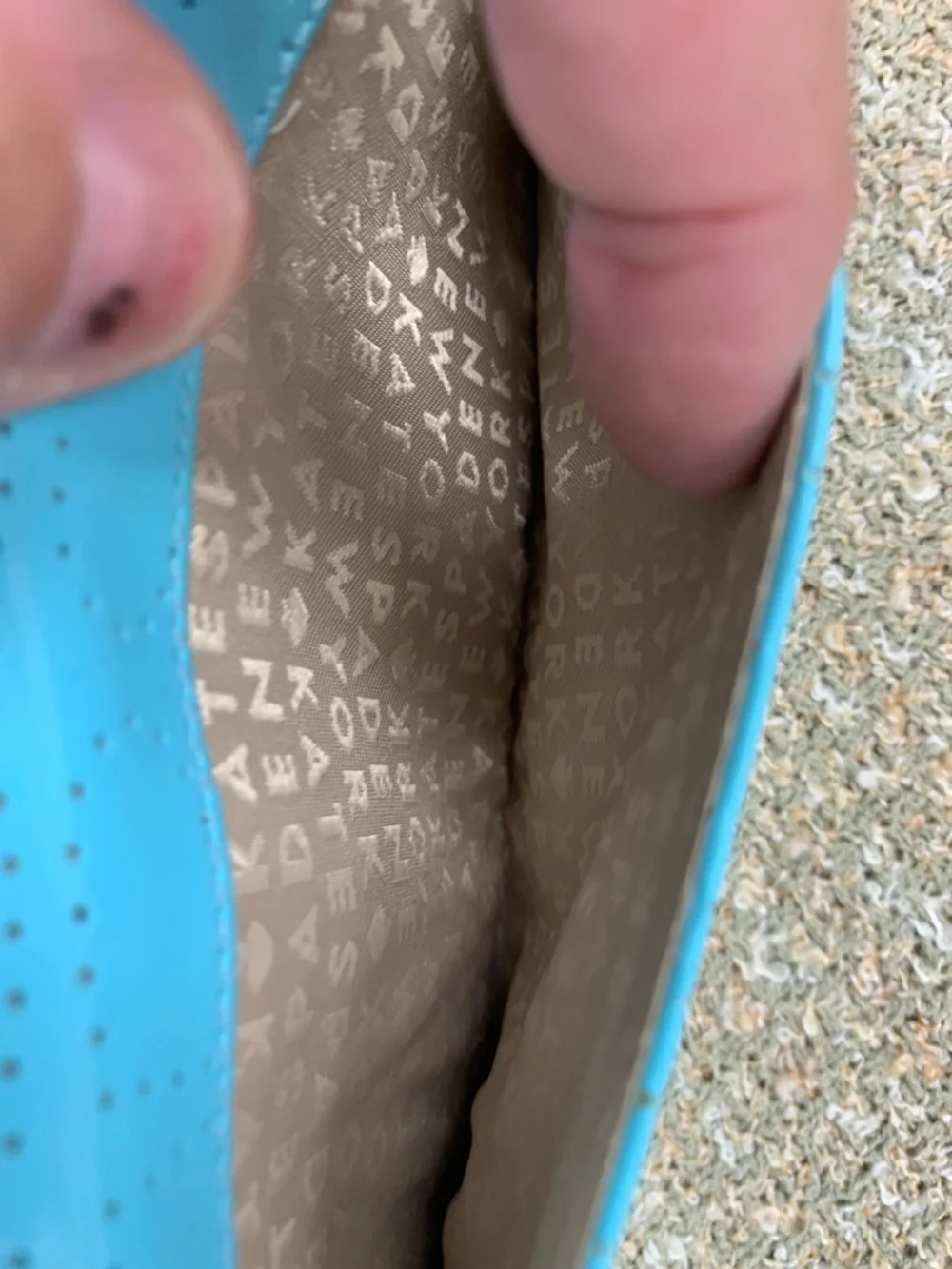 kate spade glossy turquoise