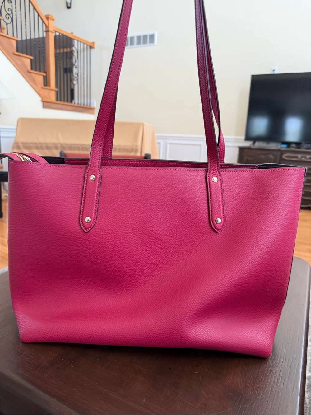 Coach zip top
