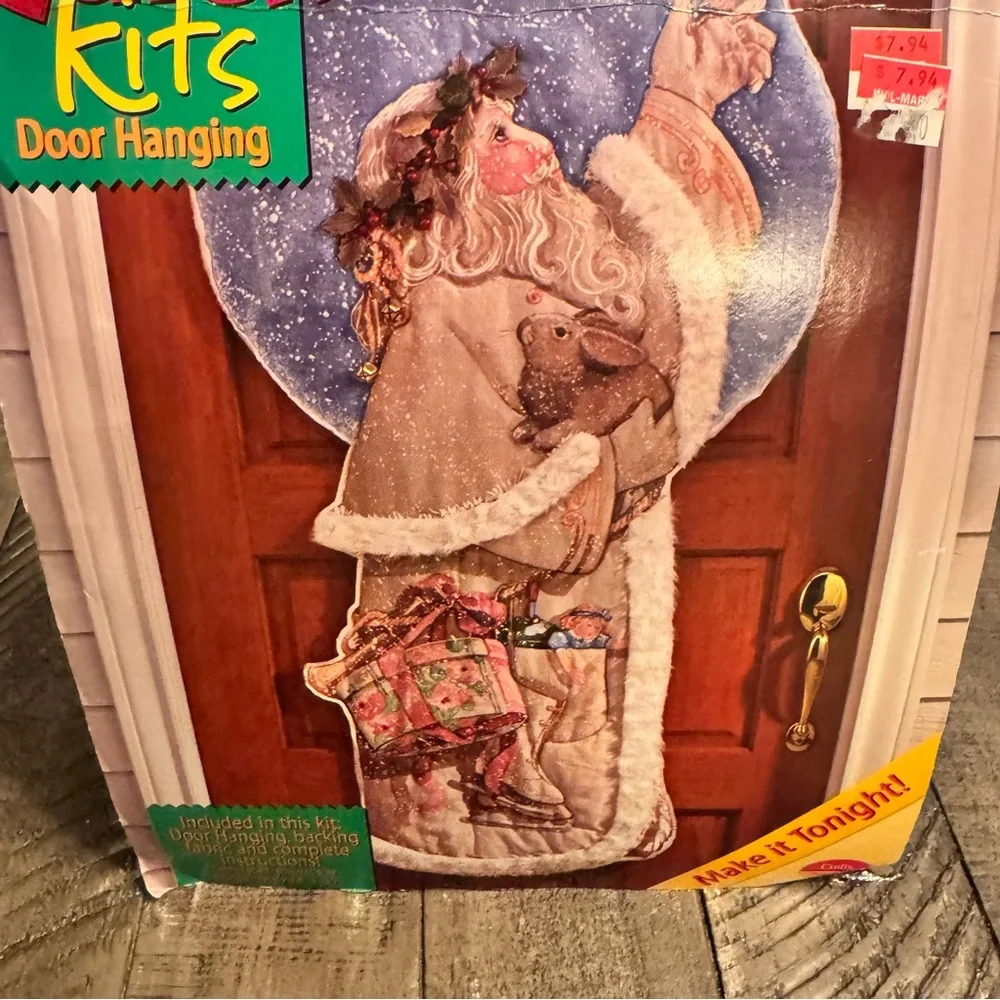 Vintage Daisy Kingdom Father Christmas‎ Quick Kit Door Panel Hanging Santa Craft