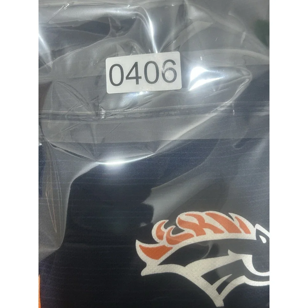 Adidas Denver Broncos Football Game Mode Knit Shirt Hoodie 3XL‎ Climalite Blue