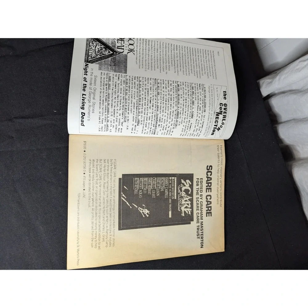 The HORROR Show adventure in terror Magazine summer 1989 AWESOME black white ART