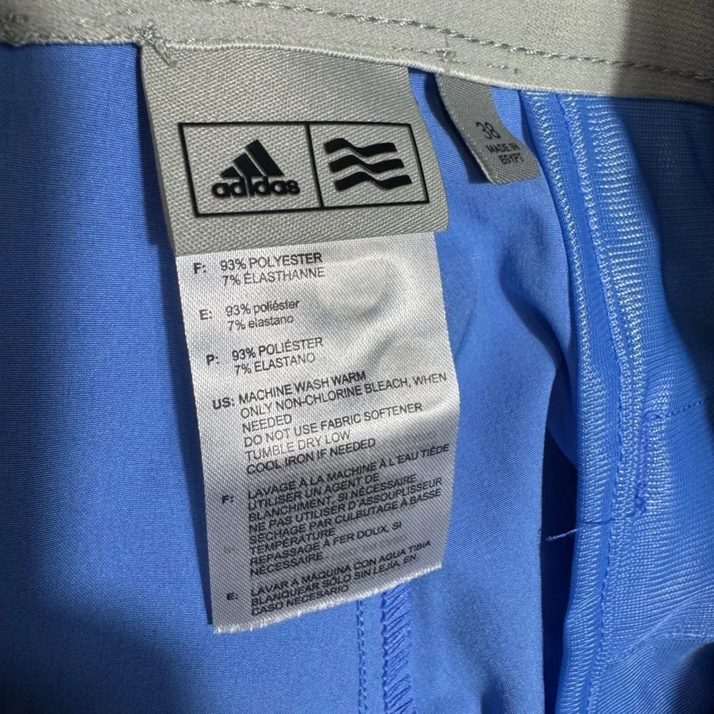 Adidas Ultimate365 Mens Woven Golf Shorts Real Blue ADVS19R722 Size 38