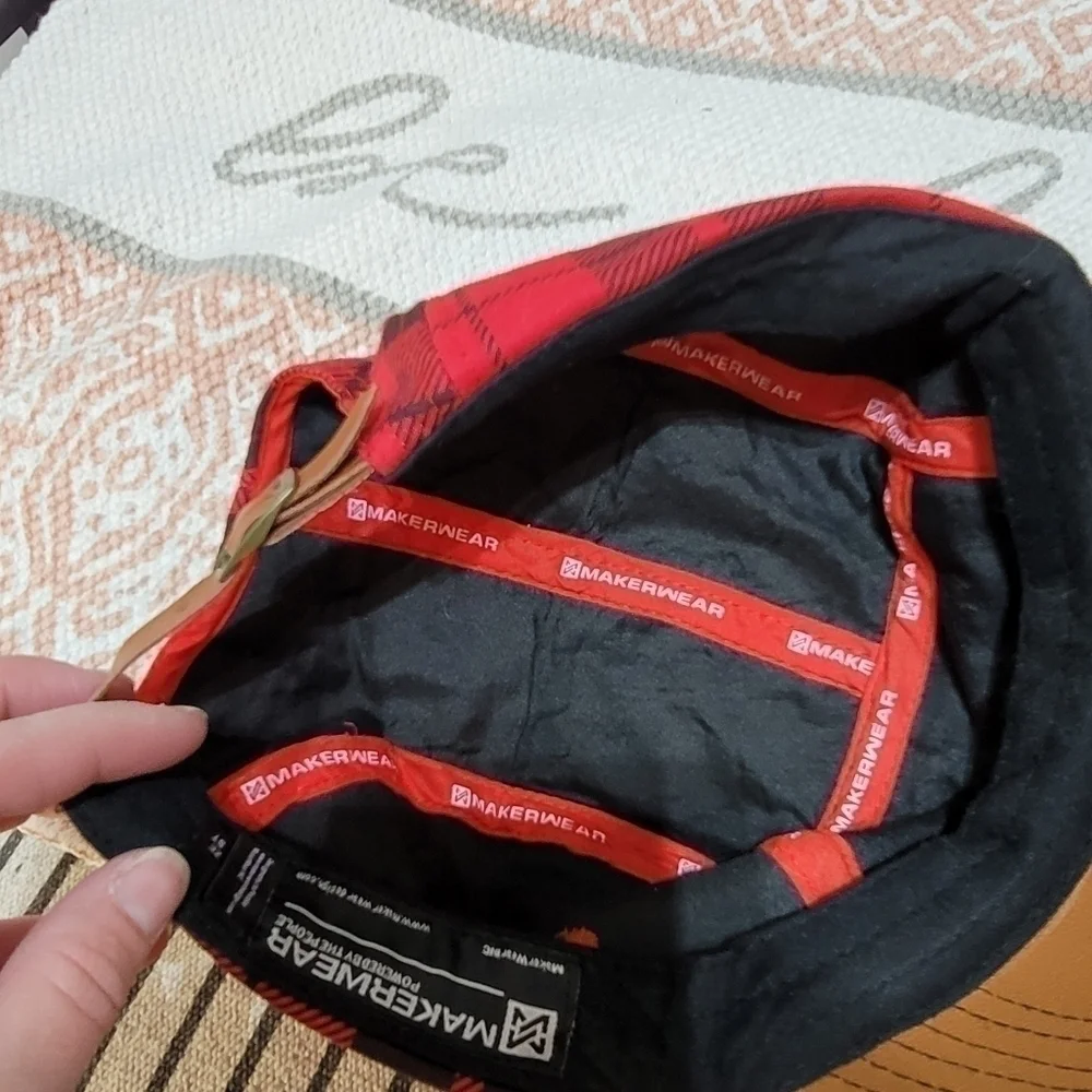 MAKER WEAR BUFFLAO PLAID HUNTING HAT