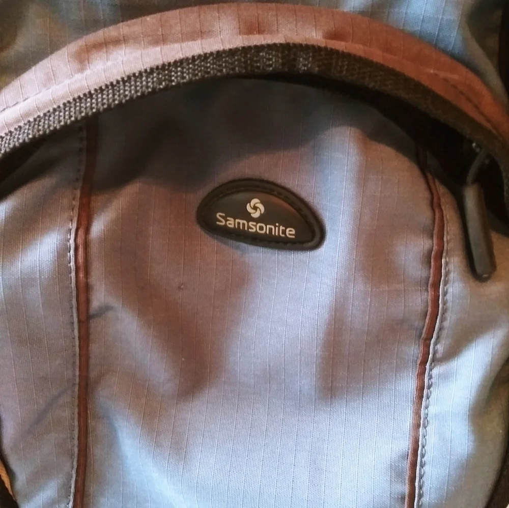 Samsonite backpack padded for computer blue gray‎