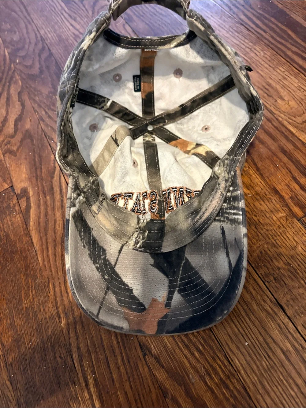 Penn State University camo baseball