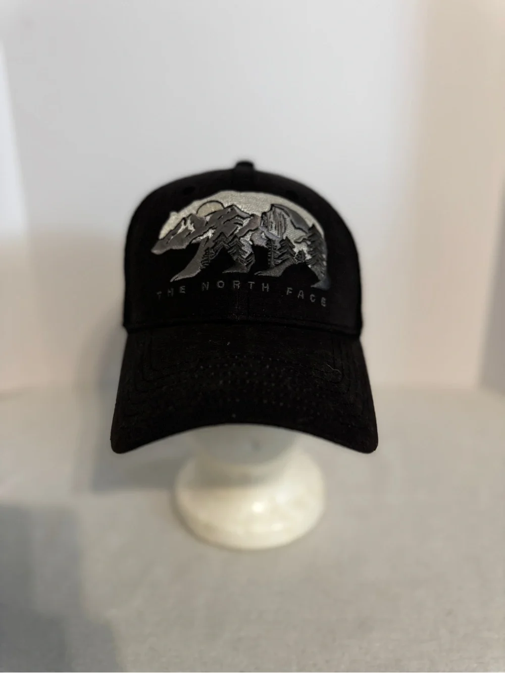 The North Face Black Hat with Mountain Patch