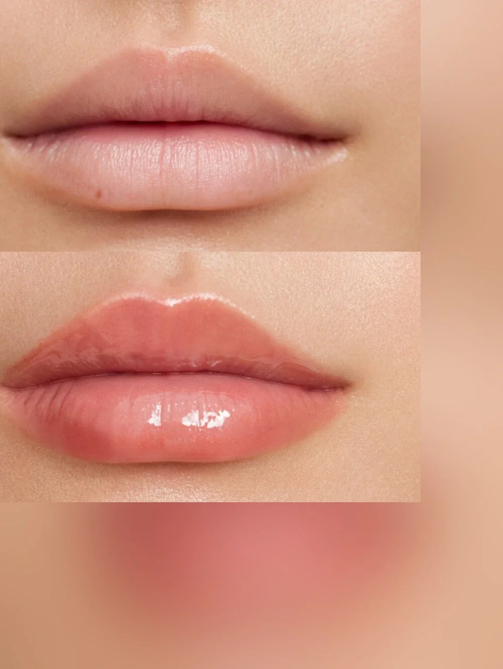 Kosas Wet Lip Oil Peptide Treatment Gloss (Shade: Unbuttoned, Soft Warm Blush)
