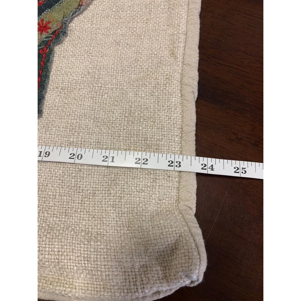 Pottery Barn JOY Patchwork Lumbar‎ Pillow Cover Plaid  15x23