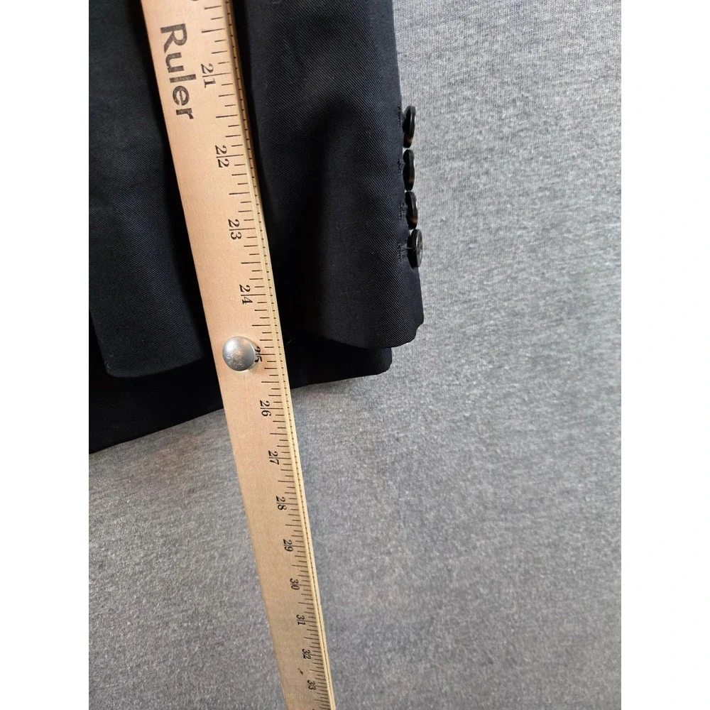 COS Blazer Mens 40 Black Lyocell 1 Button Minimalist Quiet‎ Luxury Contemporary