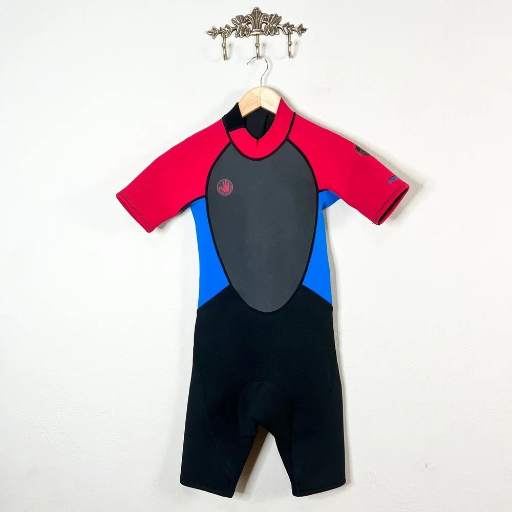 Body Glove Wetsuit‎ Youth Pro 3  Back Zip Full Springsuit Red Size 12 NEW
