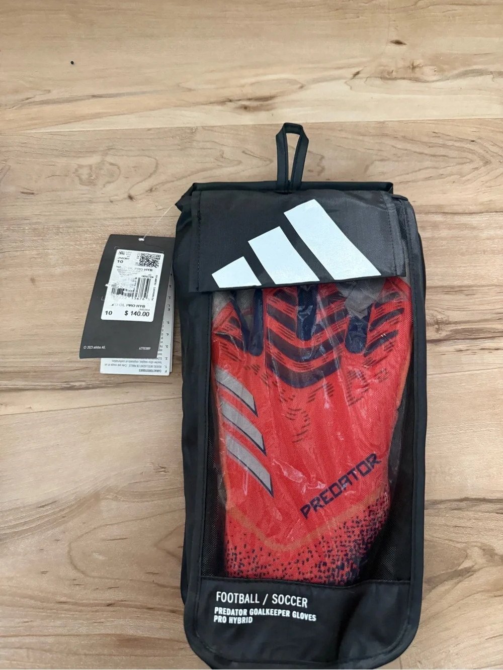 adidas Predator Goalkeeper Gloves - Neon Orange & Navy