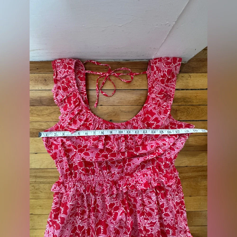 J. Crew sleeveless tiered