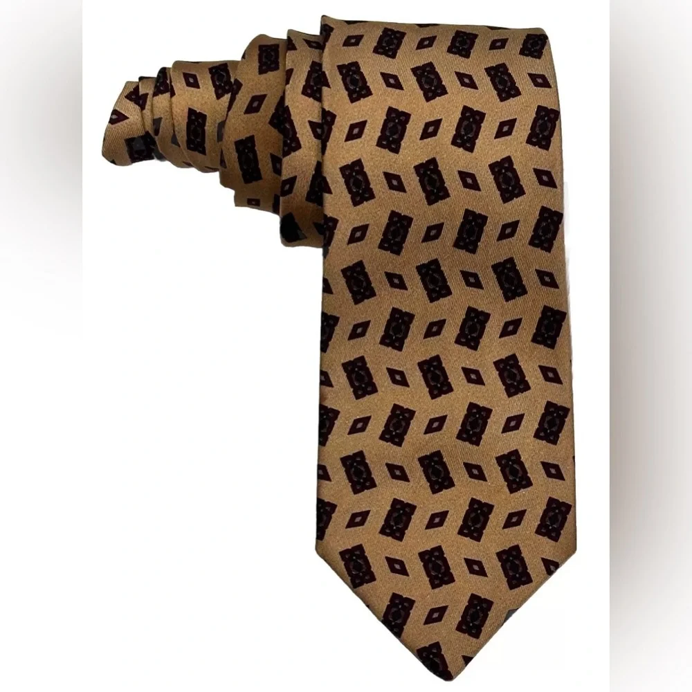 CHANEL PARIS 100% SILK NECK TIE HAND MADE ITALY MENS 55.5 In 3.25 PREOWNED