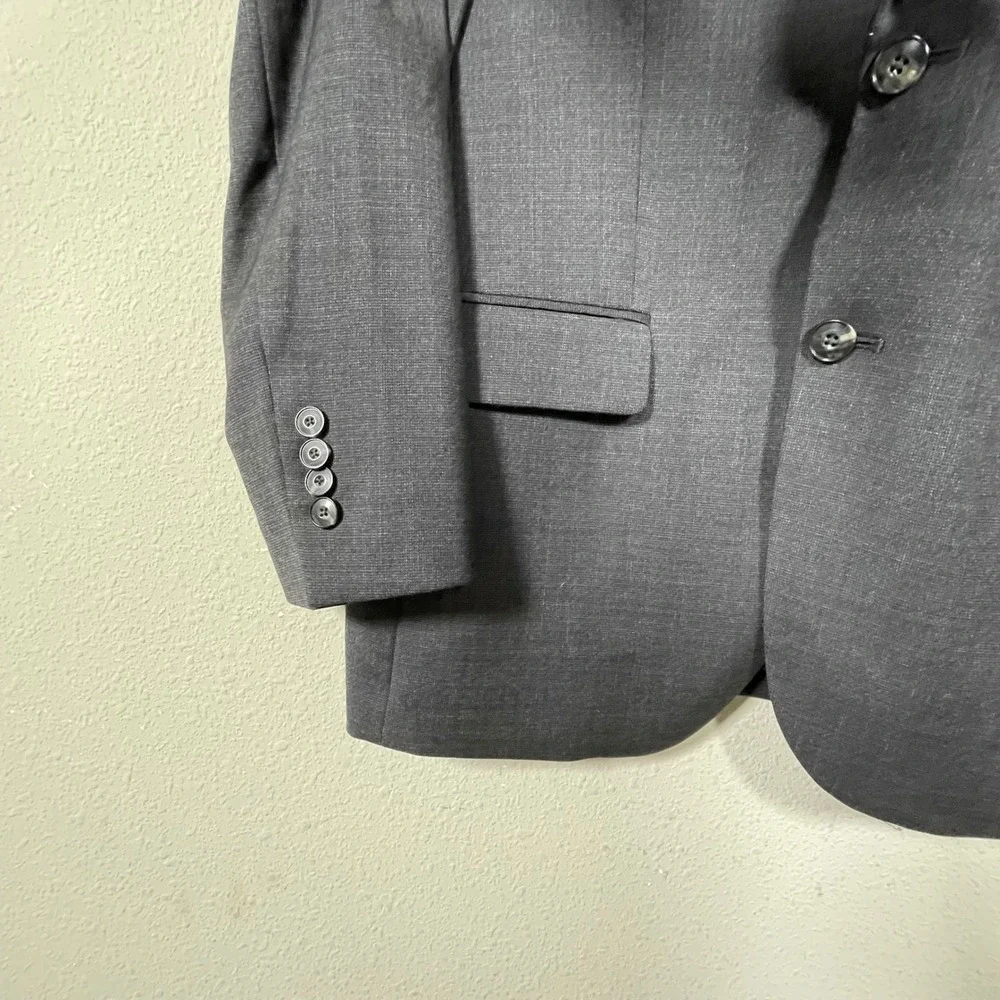 Jos. A. Bank Blazer Men 40 Short Gray Office Travel 1905 Tailored Fit Wool brrr°