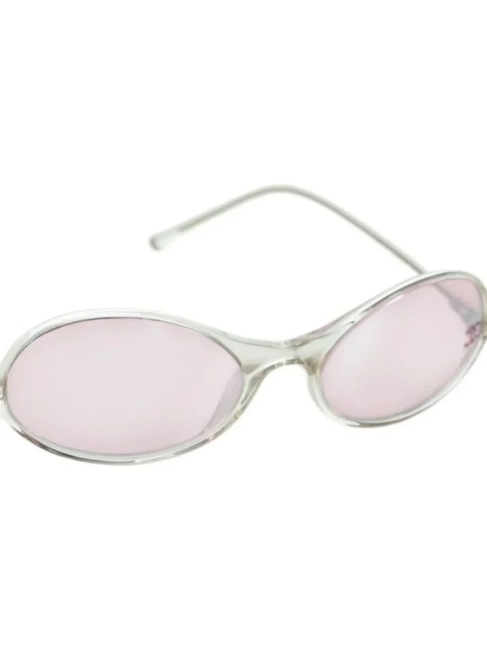 CHANEL COCO Mark Sunglasses plastic Clear 5044-B CC Auth YKZ1409M