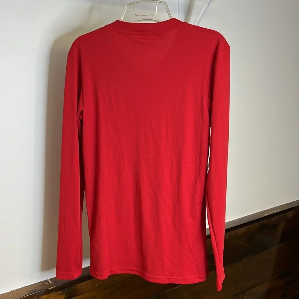 NWT Adidas Red Soccer Long Sleeve Top-‎ S