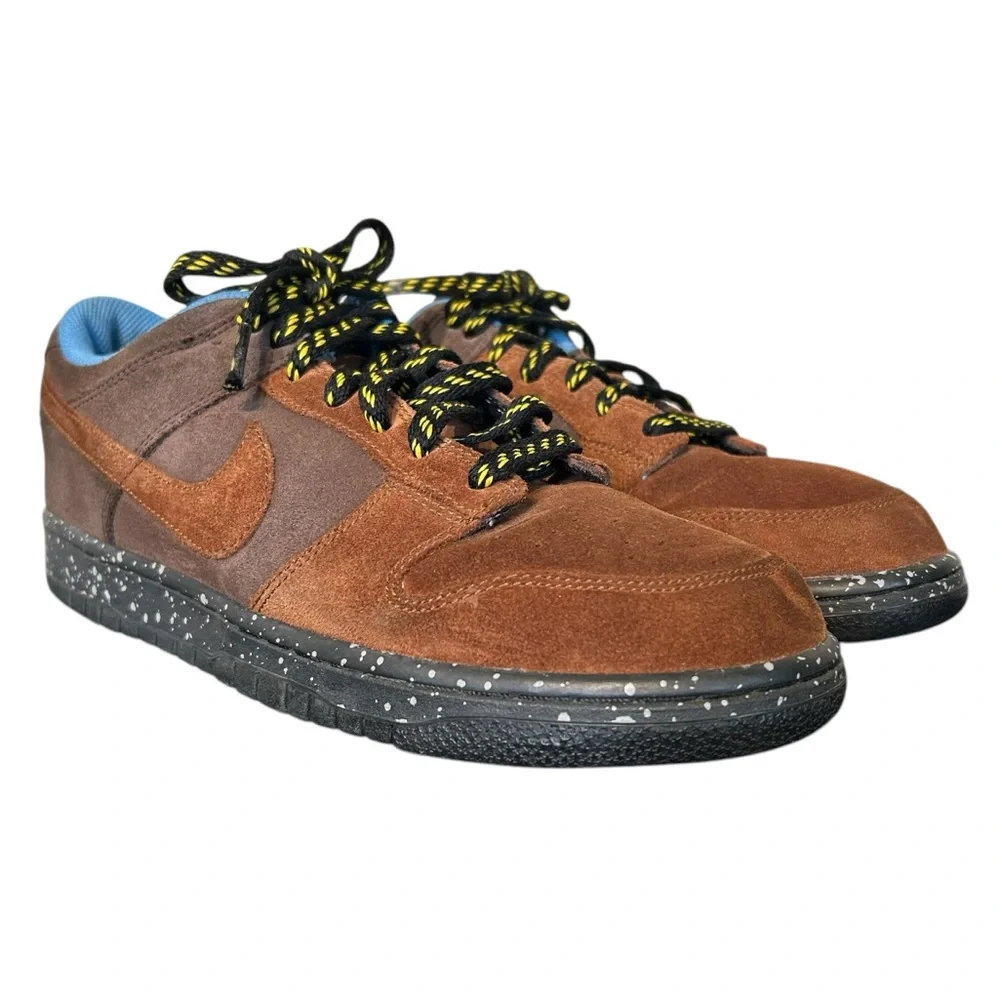 Nike Dunk Low CL 2007 Baroque Brown Rustic Suede Sneakers Mens Size 9