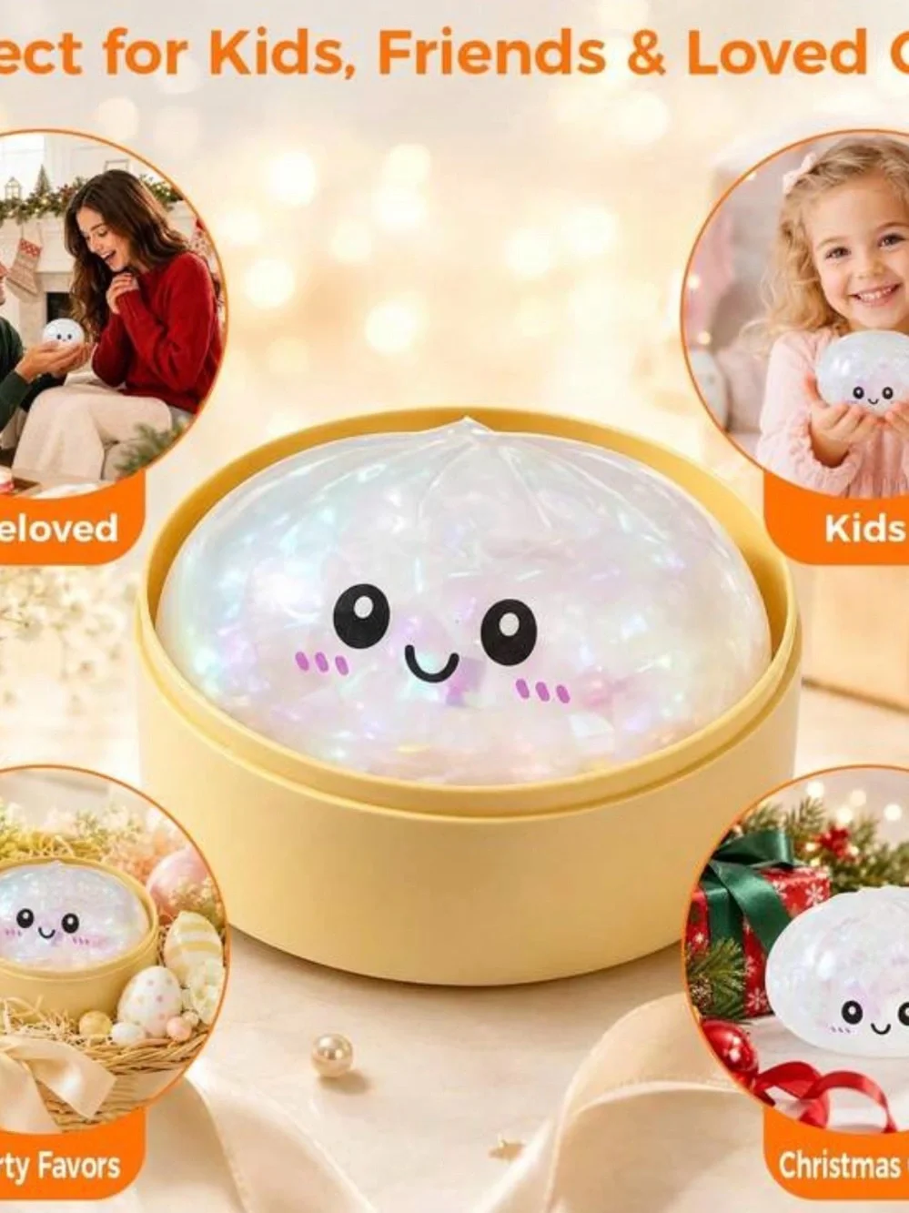 Squishy dumplings soft squeezable