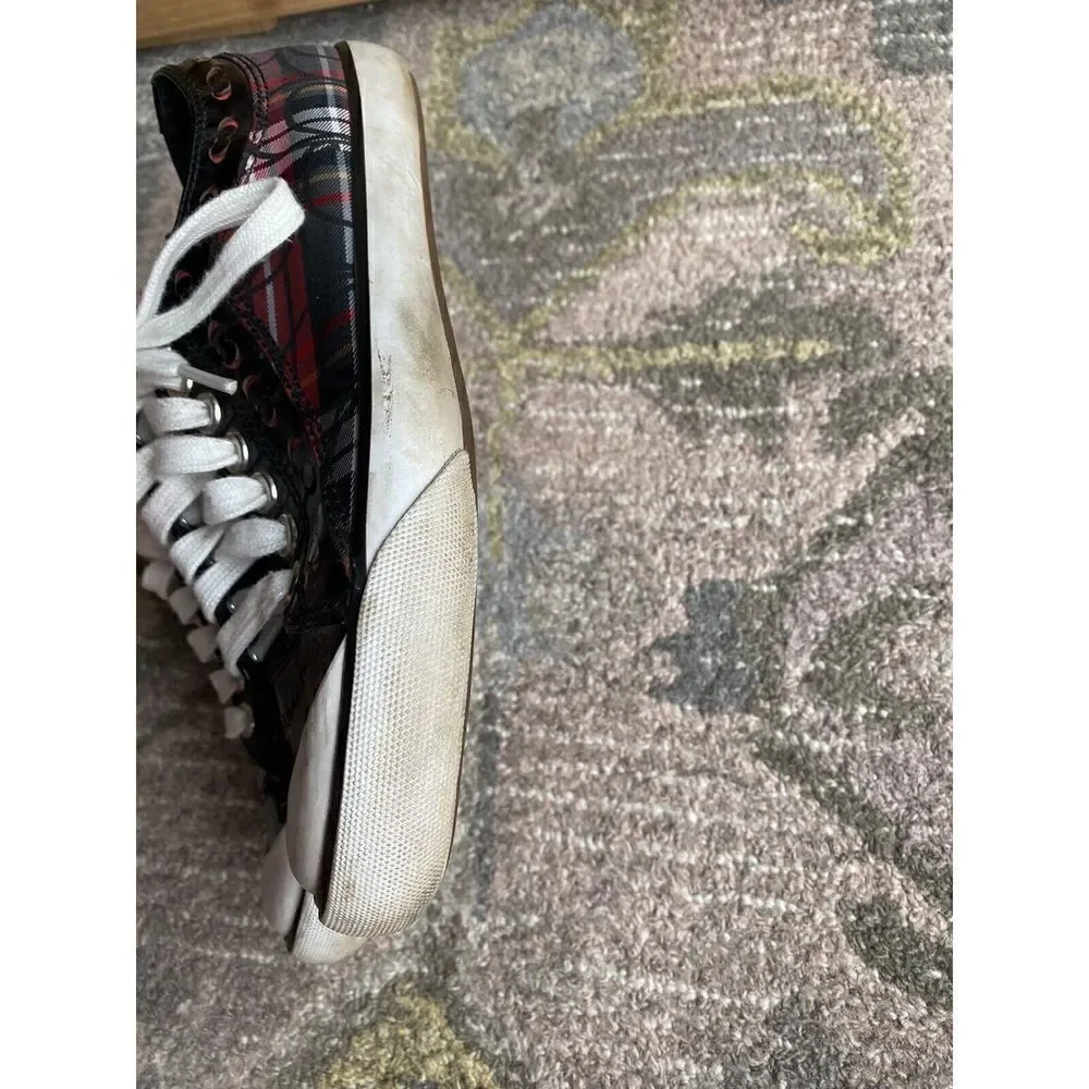 Coach coach plaid shoes size