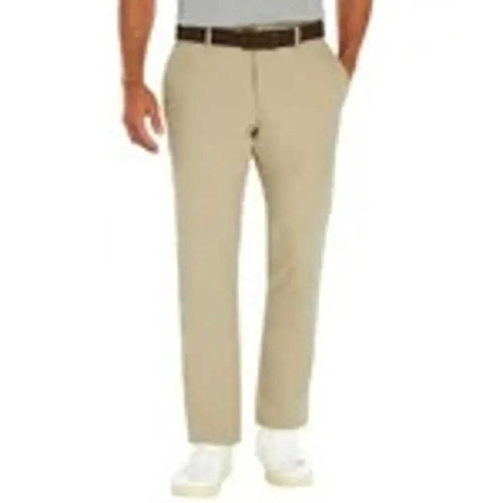 Men's Banana Republic Flat Front Pant, Summer Weight, 40x34, Tan, Slim, Stretch