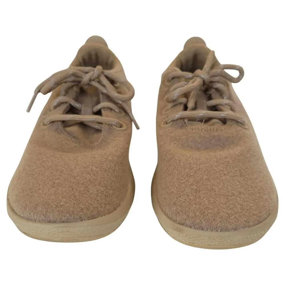 Allbirds Wool Runner Mizzles Sneakers Men 9 Brown Wool Lace Up Low Top WRM