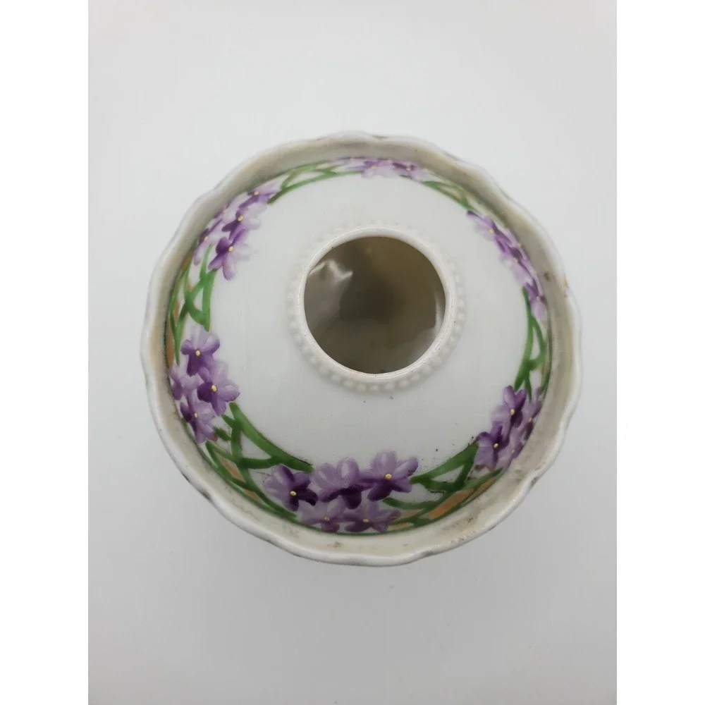 Vintage Violet Covered Hair Receiver Germany