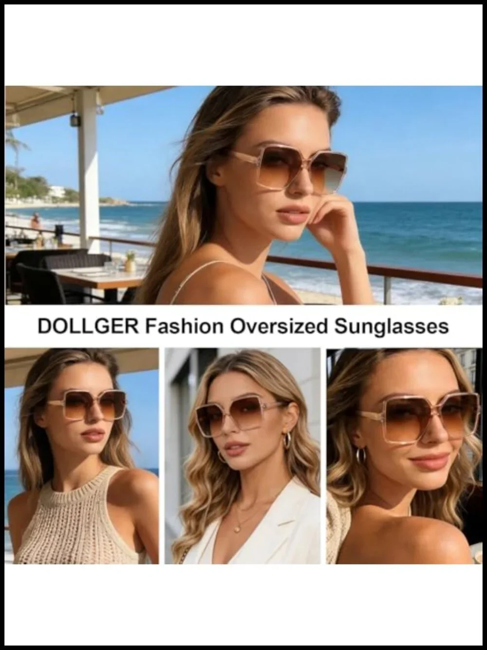 N/A statement sunglasses