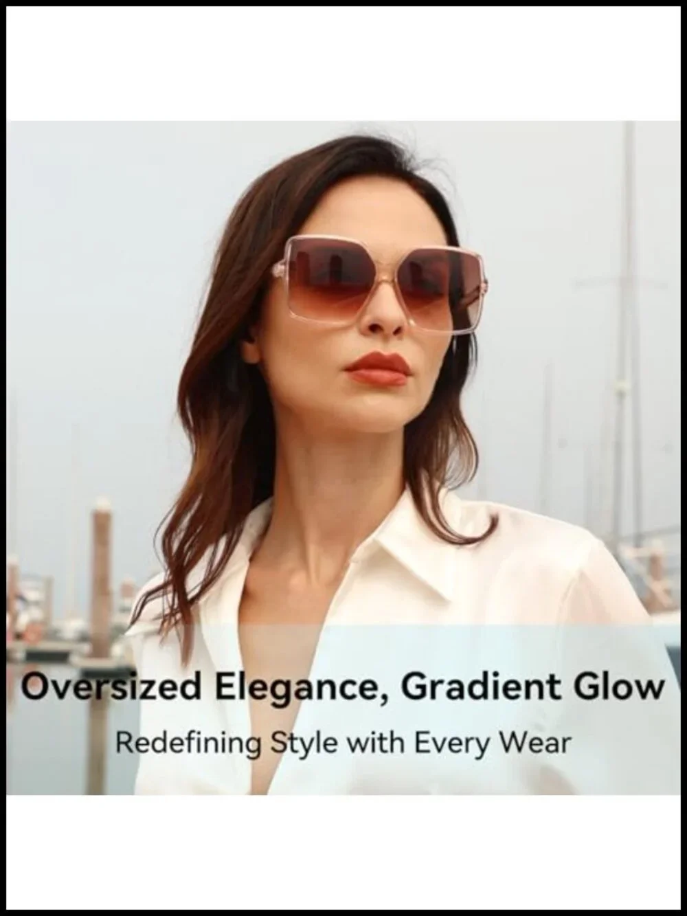 N/A statement sunglasses
