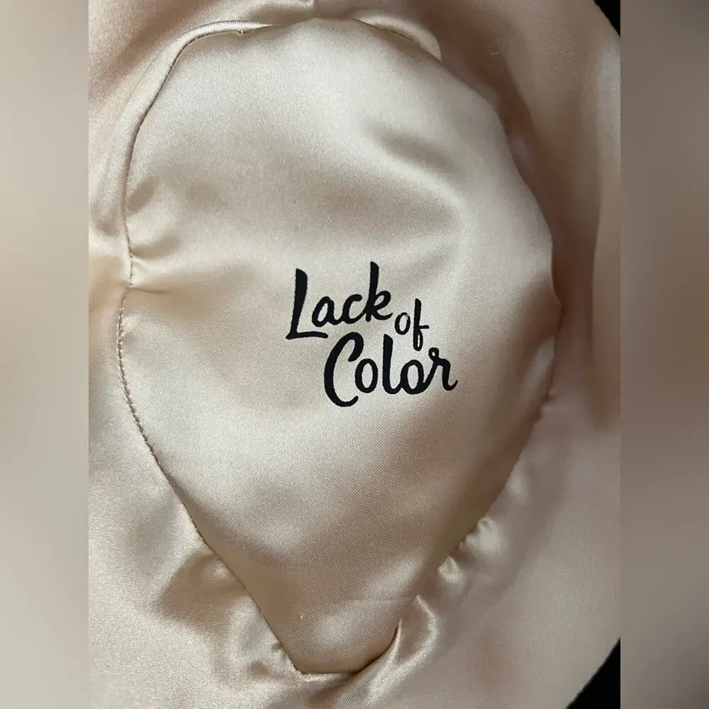 Lack of Color Val Diamond Hat white cream bohemian summer travel medium