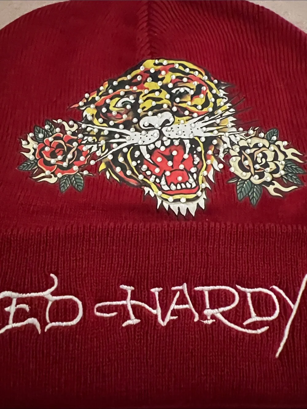Ed Hardy bright red
