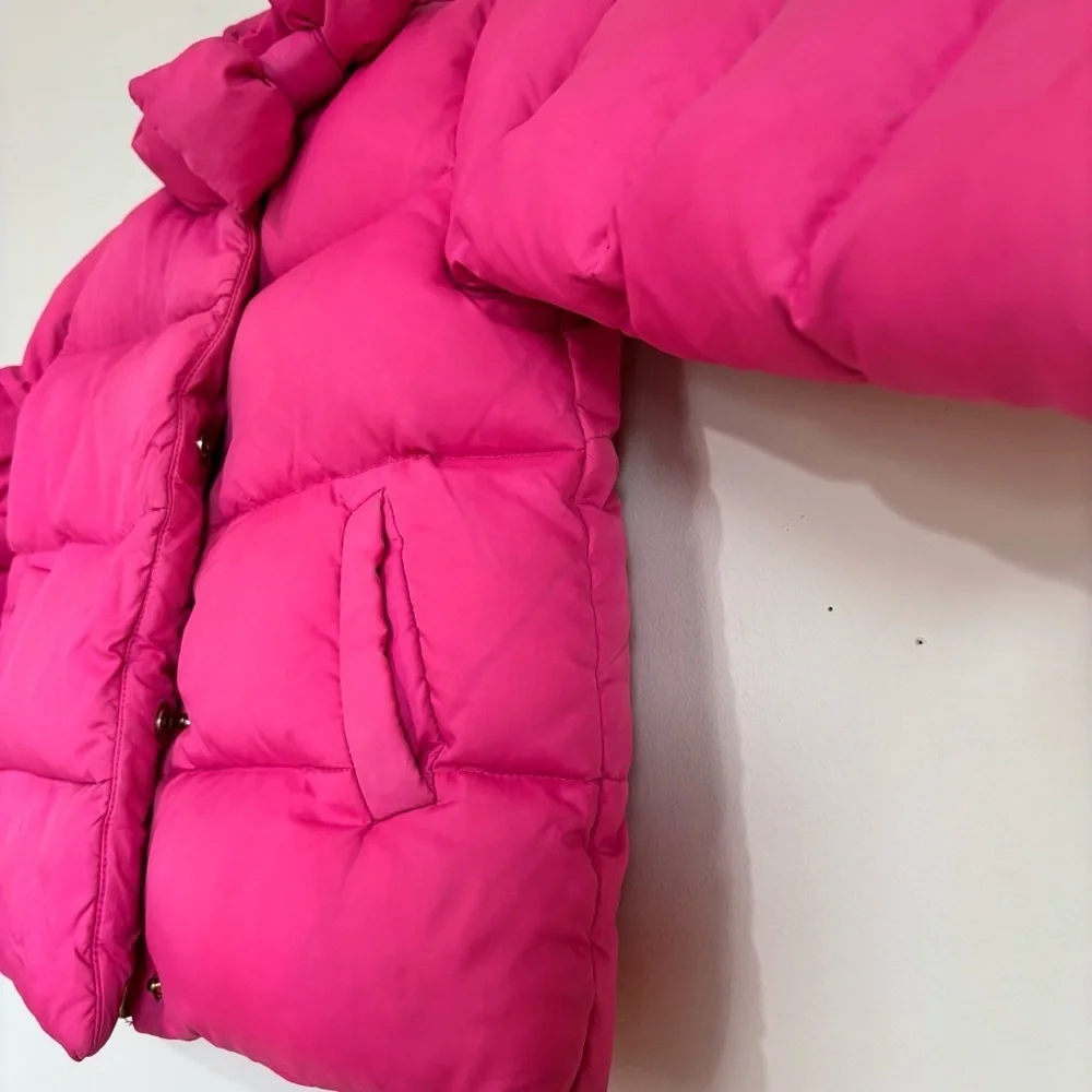 Kate Spade babygap toddler girl 2Y fuchsia down feather filled warm puffer coat