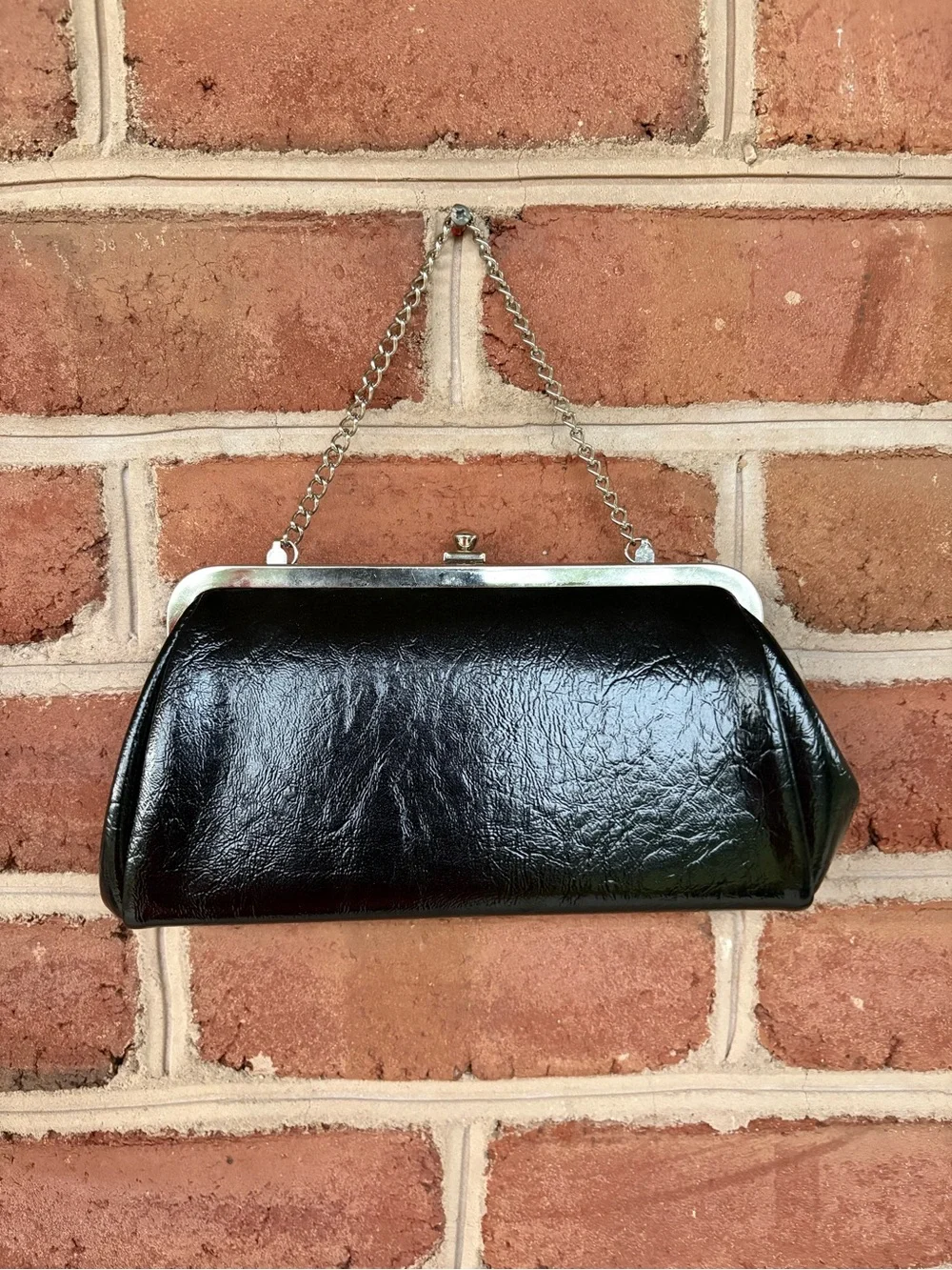 Vintage shiny black