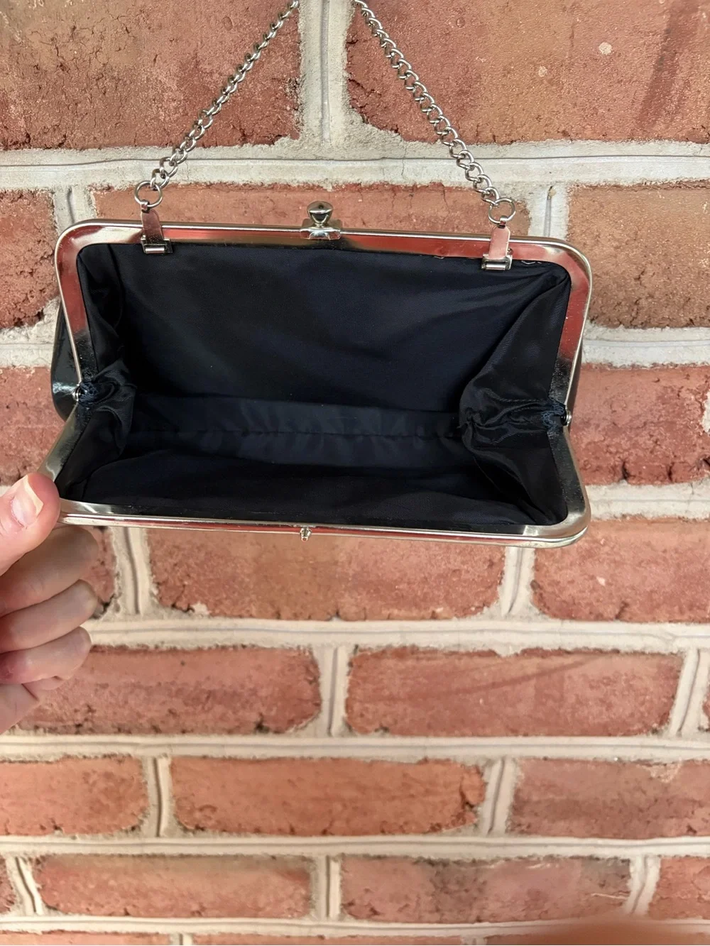 Vintage shiny black